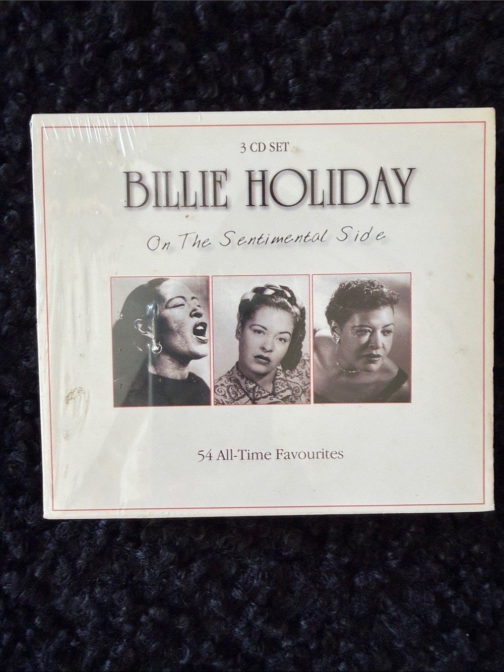Billie Holiday On The Sentimental Side - White 3-CD Set-New still sealed
